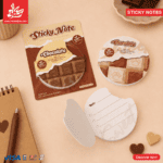 ⁦1Pc Random - Sticky Notes Mix 60 Sheets - Chocolate⁩ - الصورة ⁦5⁩