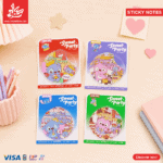 1Pc Random - Sticky Notes Mix 60 Sheets - Stitch