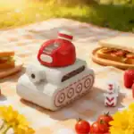⁦1Pc Random - Tank-Shaped Double Sipper Bottle - 800ML⁩ - الصورة ⁦6⁩
