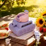 ⁦1Pc Random - Tank-Shaped Double Sipper Bottle - 800ML⁩ - الصورة ⁦8⁩