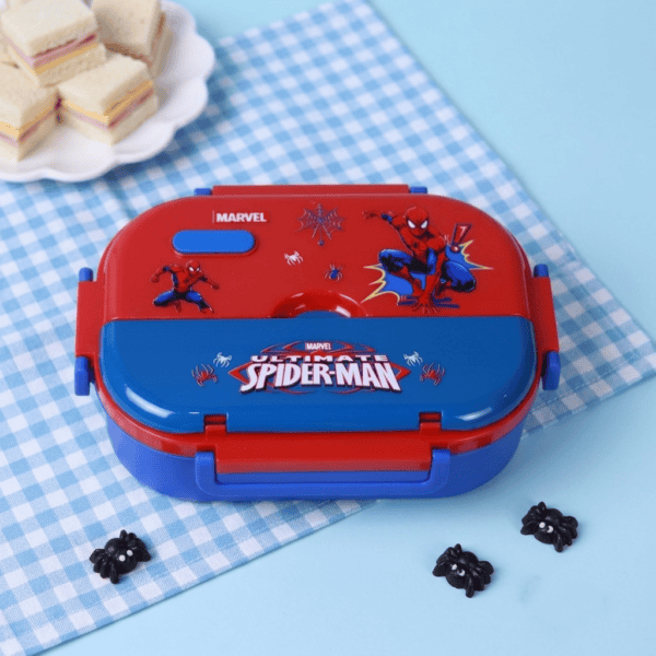 Stainless Steel Lunch Box - 900ML 2-Grid - Spider Man